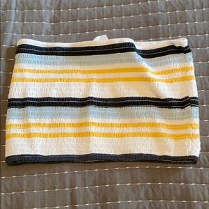 Striped tube top